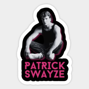 Patrick swayze\\\original retro fan art Sticker